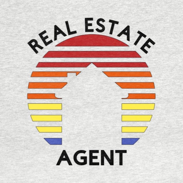 Real Estate Agent Sunrise by Top TeeShop